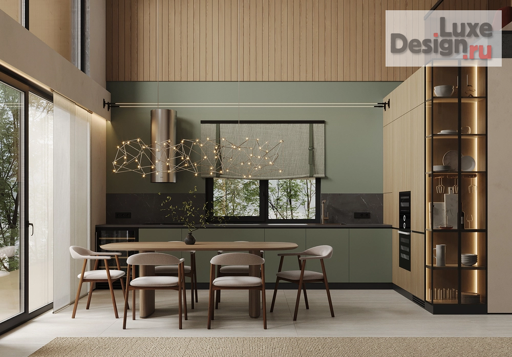 Дизайн интерьера загородного дома "Дом на острове Русский" (фото 7)