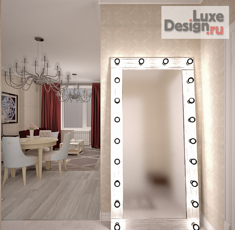 Дизайн интерьера двухкомнатной квартиры "Проект интерьера квартиры" (фото 4)