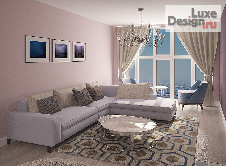 Дизайн интерьера трехкомнатной квартиры "ЖК Маяк Басаргина " (фото 5)