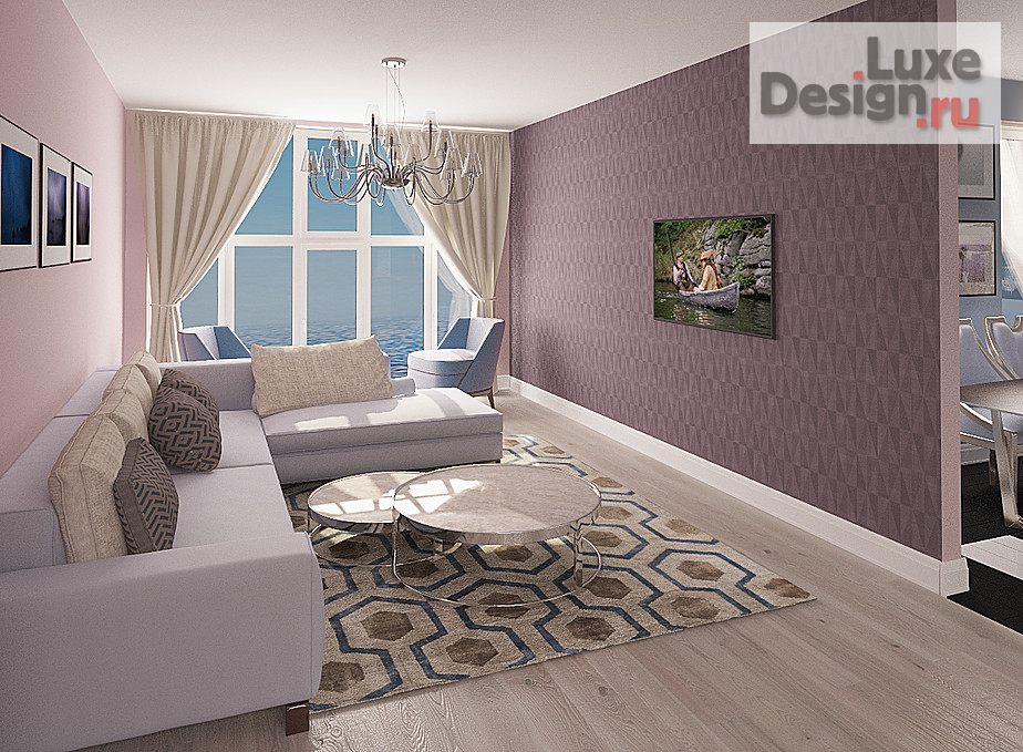 Дизайн интерьера трехкомнатной квартиры "ЖК Маяк Басаргина " (фото 11)