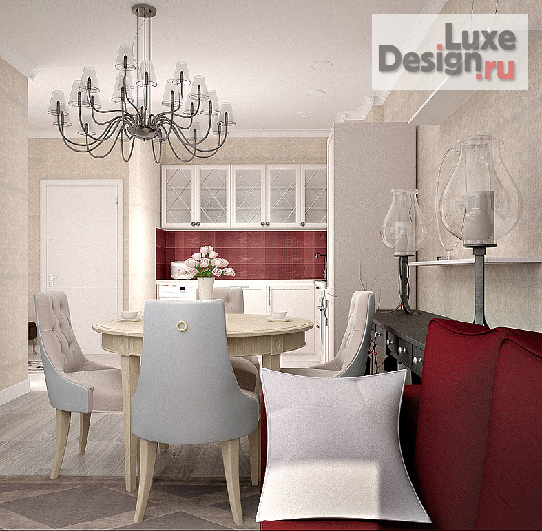 Дизайн интерьера двухкомнатной квартиры "Проект интерьера квартиры" (фото 2)