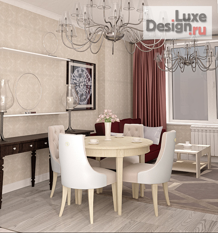 Дизайн интерьера двухкомнатной квартиры "Проект интерьера квартиры" (фото 1)