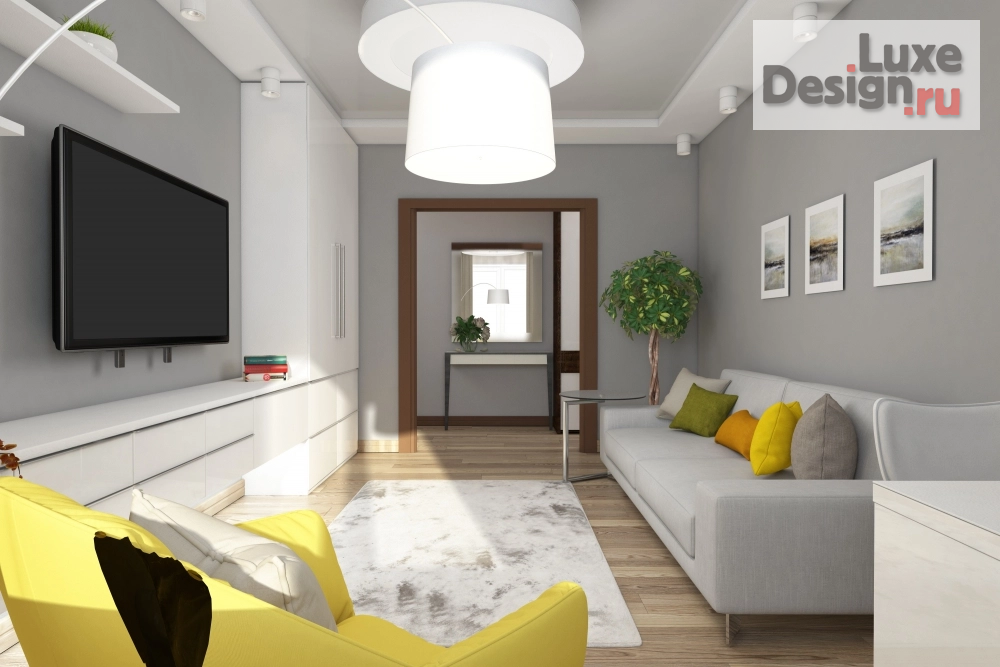 Дизайн интерьера трехкомнатной квартиры "Квартира по ул. Невская, Владивосток" (фото 4)