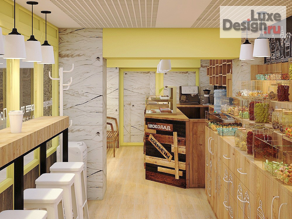 Дизайн интерьера кафе "Кафе расположенное в центре Владивостока" (фото 3)