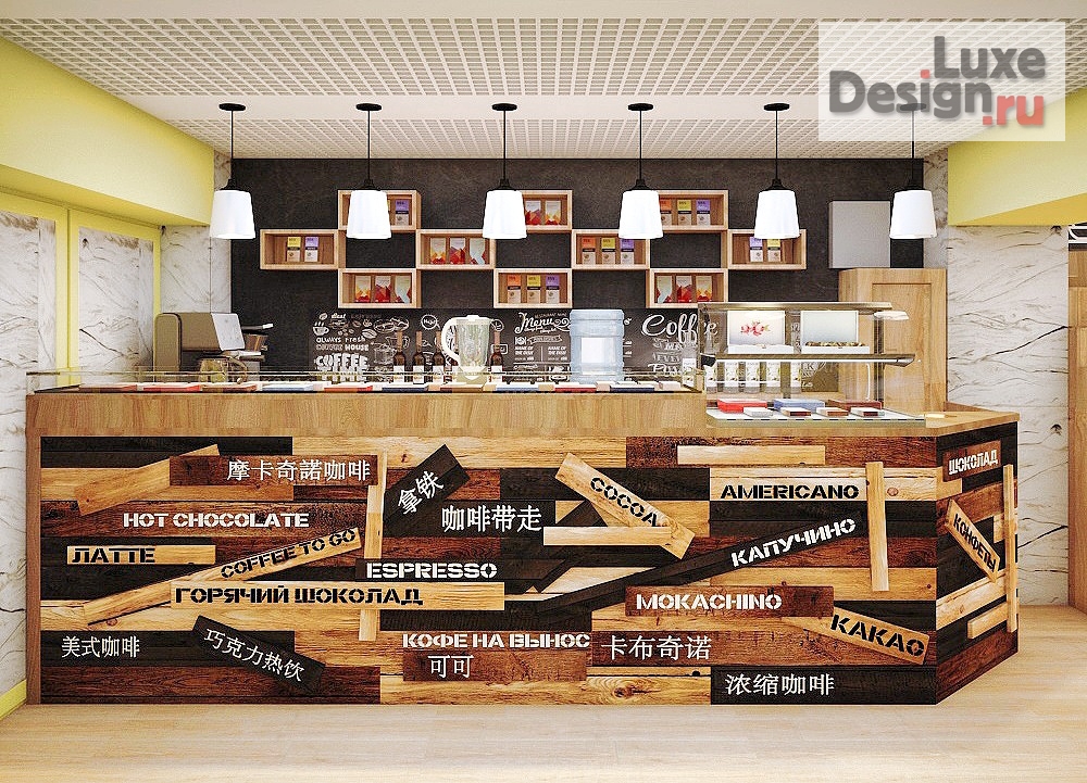 Дизайн интерьера кафе "Кафе расположенное в центре Владивостока" (фото 4)