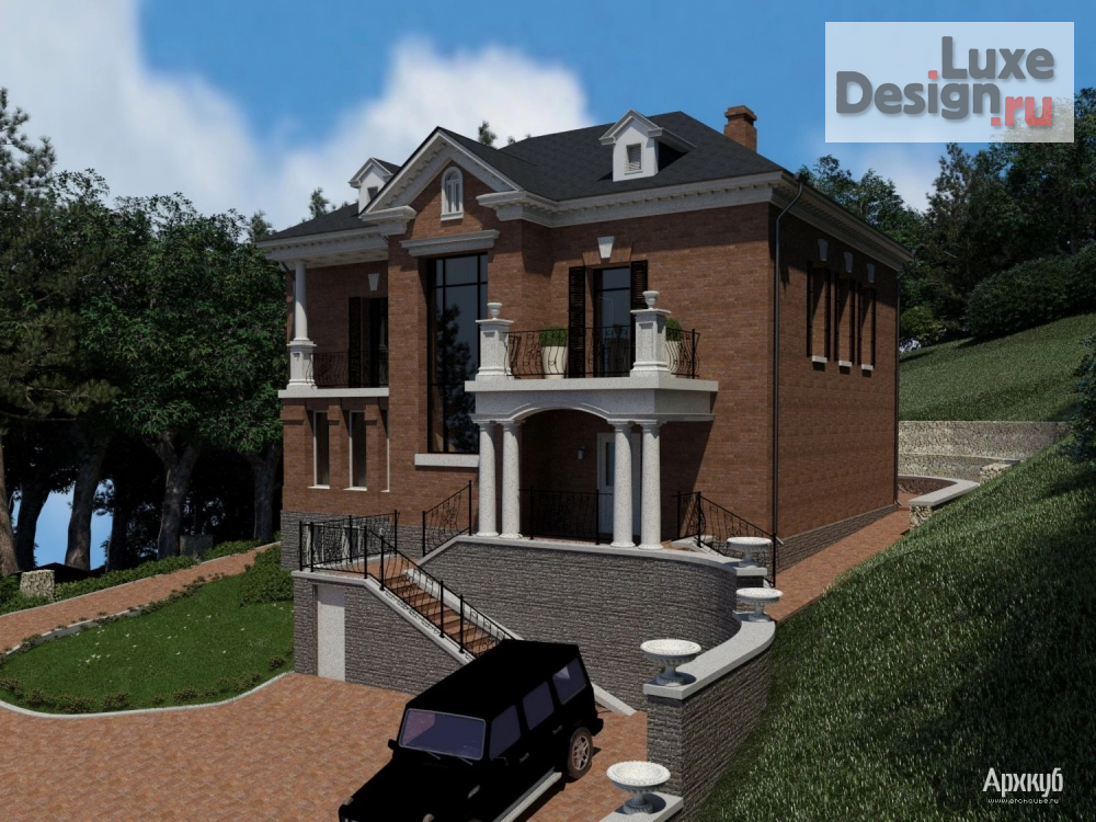 Частная архитектура "Проект жилого дома 358 кв.м." (фото 2)