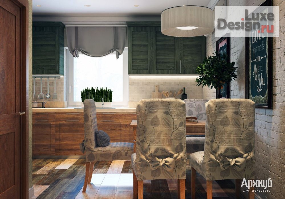 Дизайн интерьера загородного дома "Проект загородного дома 122 кв.м." (фото 7)