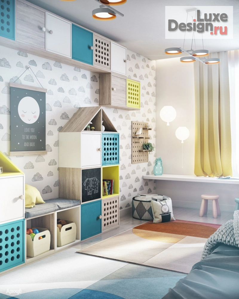 Дизайн интерьера детской "Дизайн-проект детской" (фото 1)
