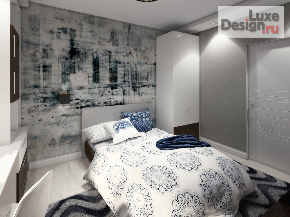 Дизайн интерьера таунхауса "проект детской комнаты" (фото 1)