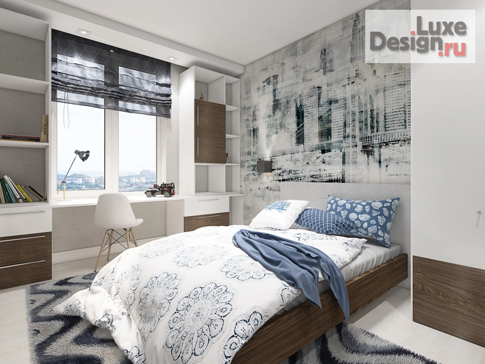 Дизайн интерьера таунхауса "проект детской комнаты" (фото 3)