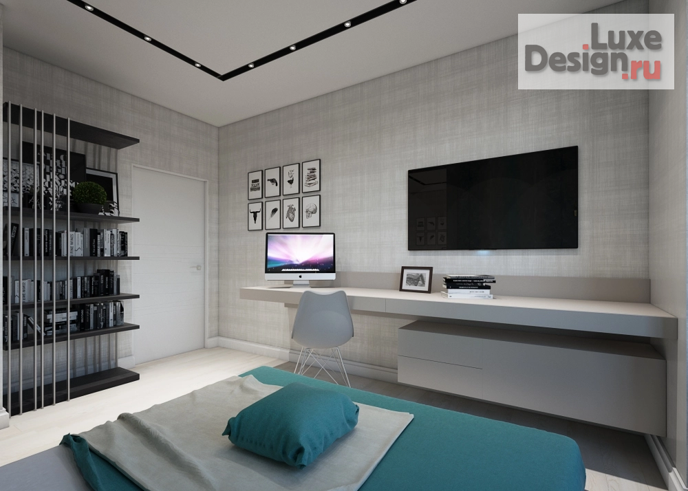 Дизайн интерьера таунхауса "комната старшего сына" (фото 2)