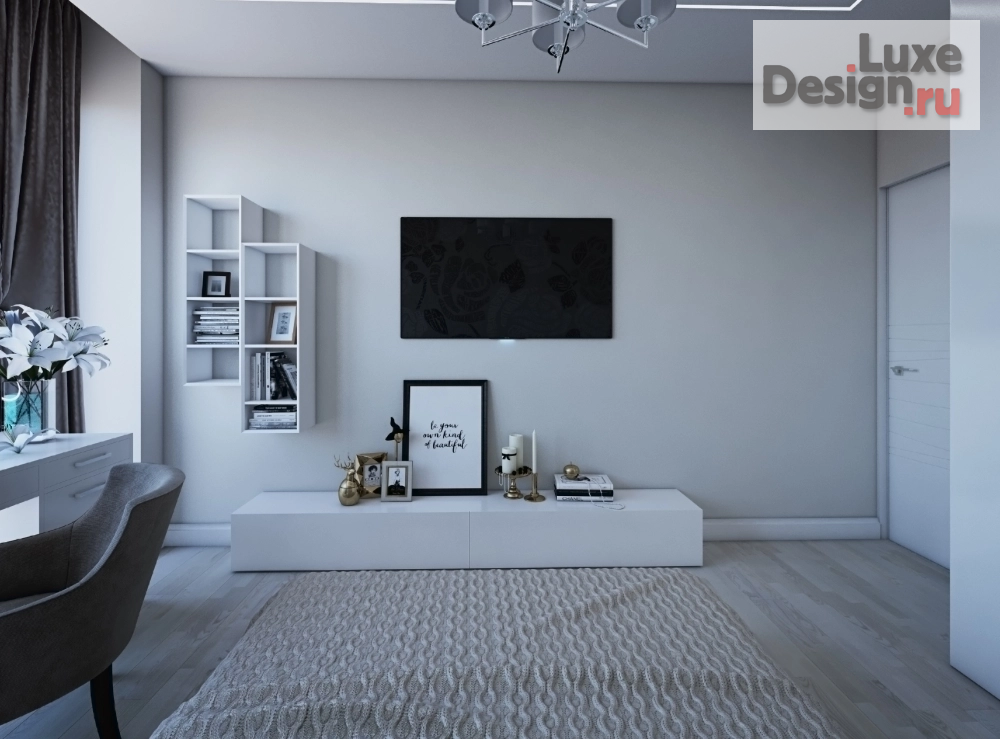 Дизайн интерьера комнаты "детская комната старшей дочери" (фото 1)