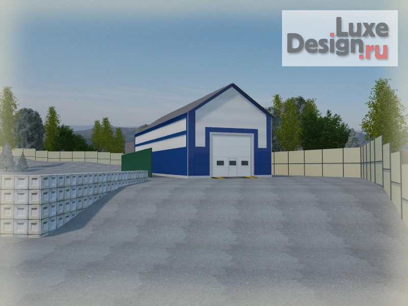 Дизайн интерьера оздоровительного комплекса "проект автомоечного комплекса для спец техники ВДЦ"ОКЕАН"" (фото 3)