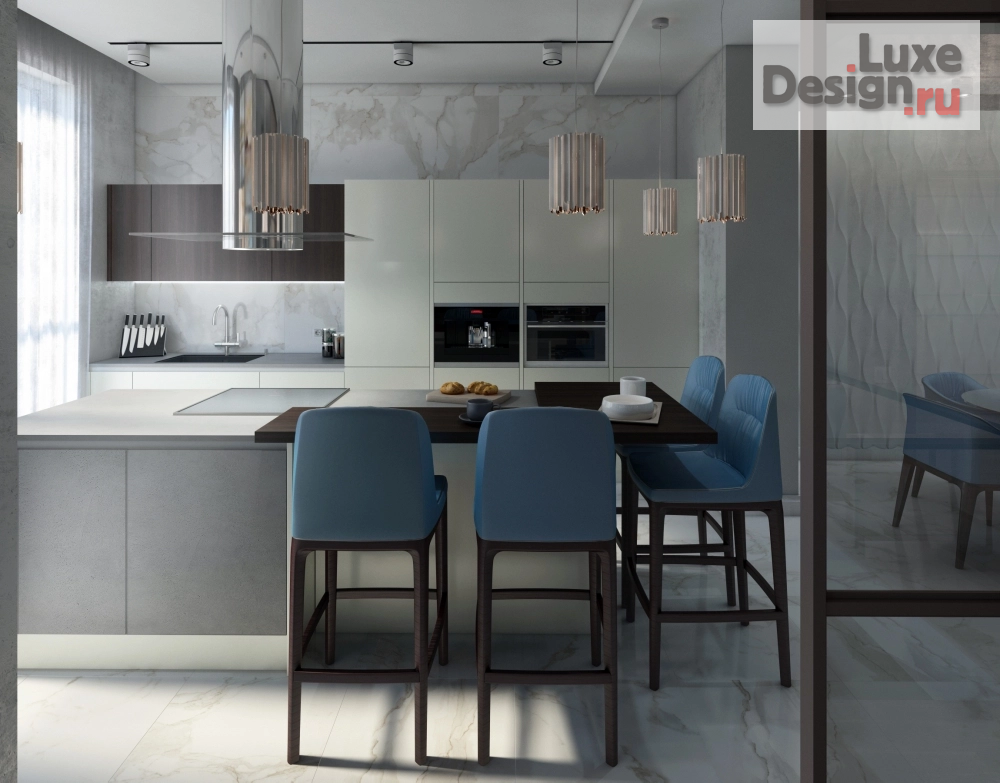 Дизайн интерьера коттеджа "проект кухни" (фото 1)