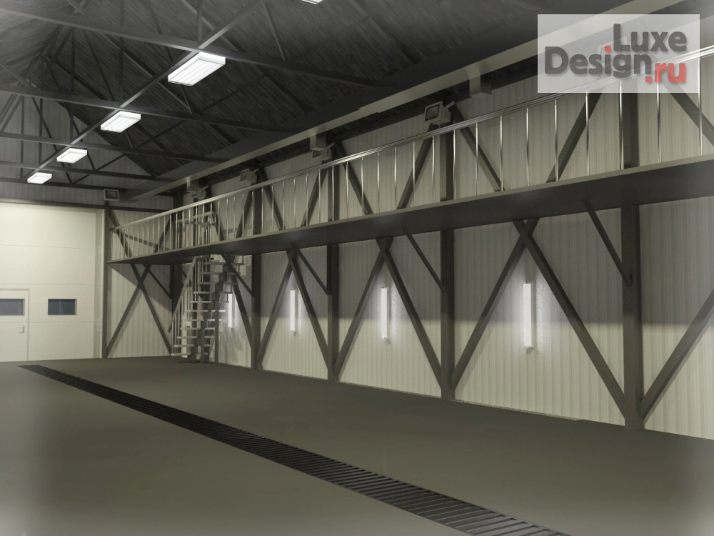 Дизайн интерьера оздоровительного комплекса "проект автомоечного комплекса для спец техники ВДЦ"ОКЕАН"" (фото 9)