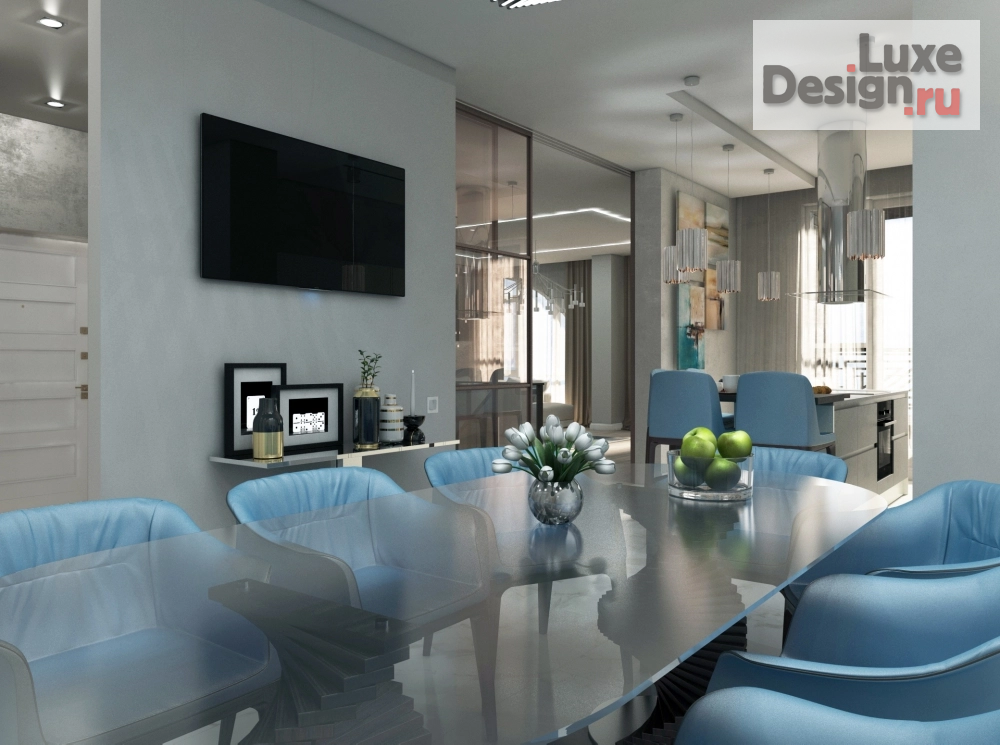 Дизайн интерьера коттеджа "проект кухни" (фото 3)