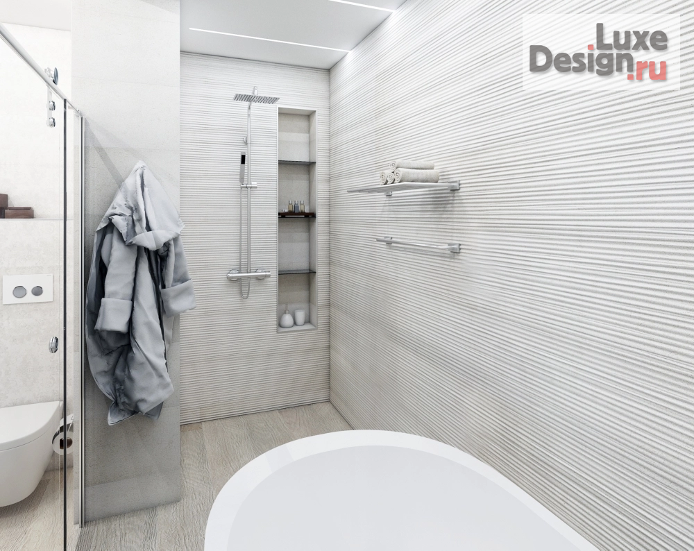 Дизайн интерьера коттеджа "проект ванной комнаты" (фото 2)
