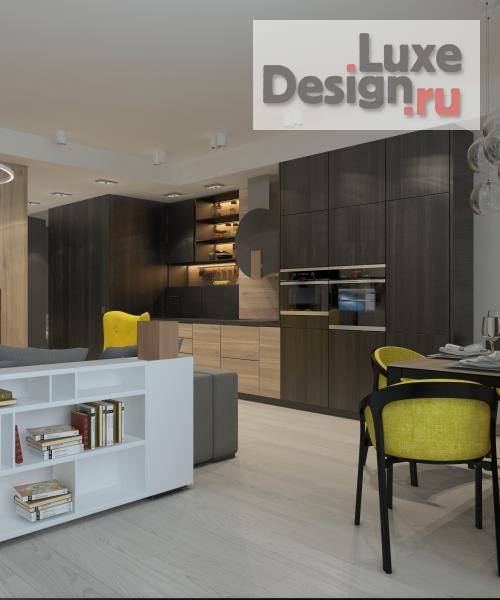 Дизайн интерьера двухкомнатной квартиры "Проект квартиры для семейной пары 64,4 кв.м." (фото 4)