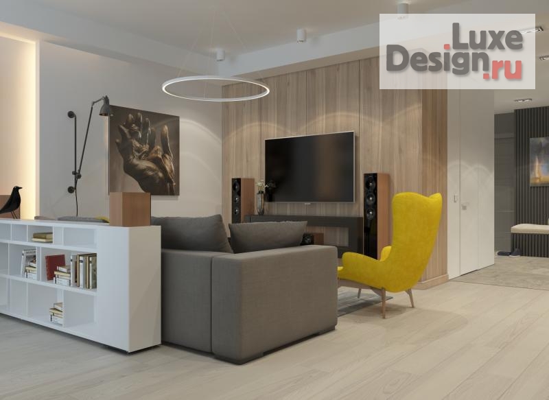 Дизайн интерьера двухкомнатной квартиры "Проект квартиры для семейной пары 64,4 кв.м." (фото 5)