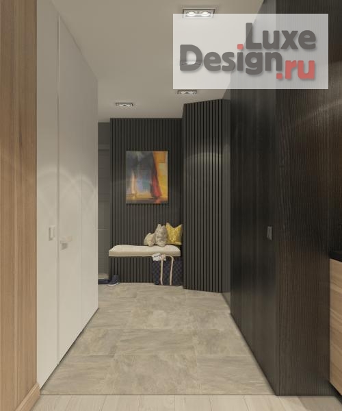 Дизайн интерьера двухкомнатной квартиры "Проект квартиры для семейной пары 64,4 кв.м." (фото 6)