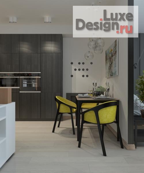 Дизайн интерьера двухкомнатной квартиры "Проект квартиры для семейной пары 64,4 кв.м." (фото 9)