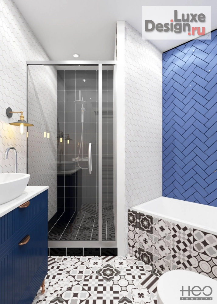 Дизайн интерьера коттеджа "Дом в стиле Ар-деко" (фото 14)