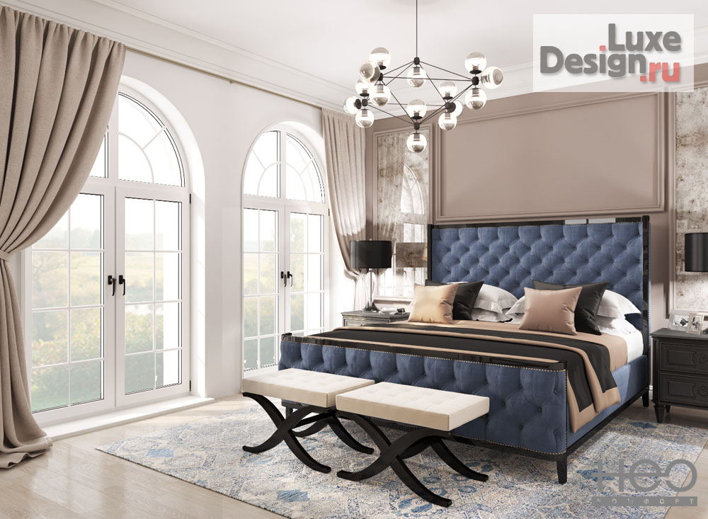 Дизайн интерьера коттеджа "Дом в стиле Ар-деко" (фото 3)