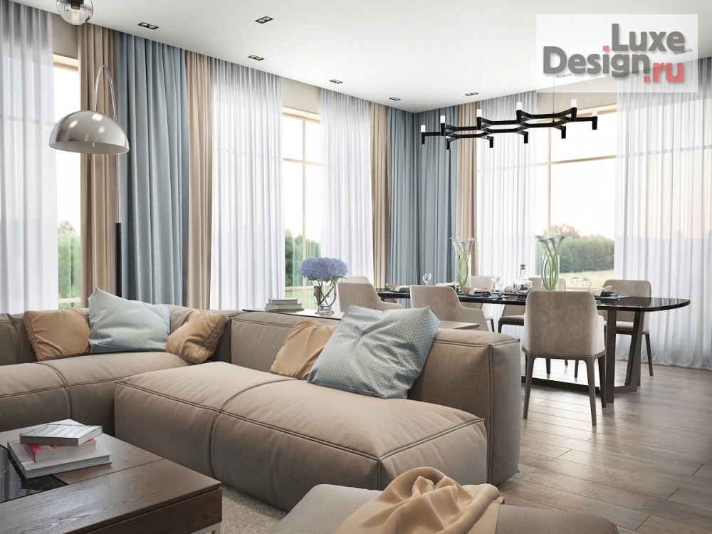 Дизайн интерьера коттеджа "Проект дома" (фото 1)