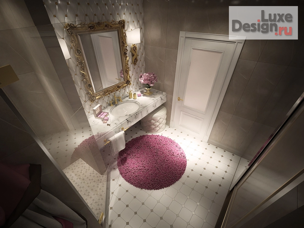 Дизайн интерьера трехкомнатной квартиры "Проект интерьера квартиры в  классическом стиле" (фото 6)