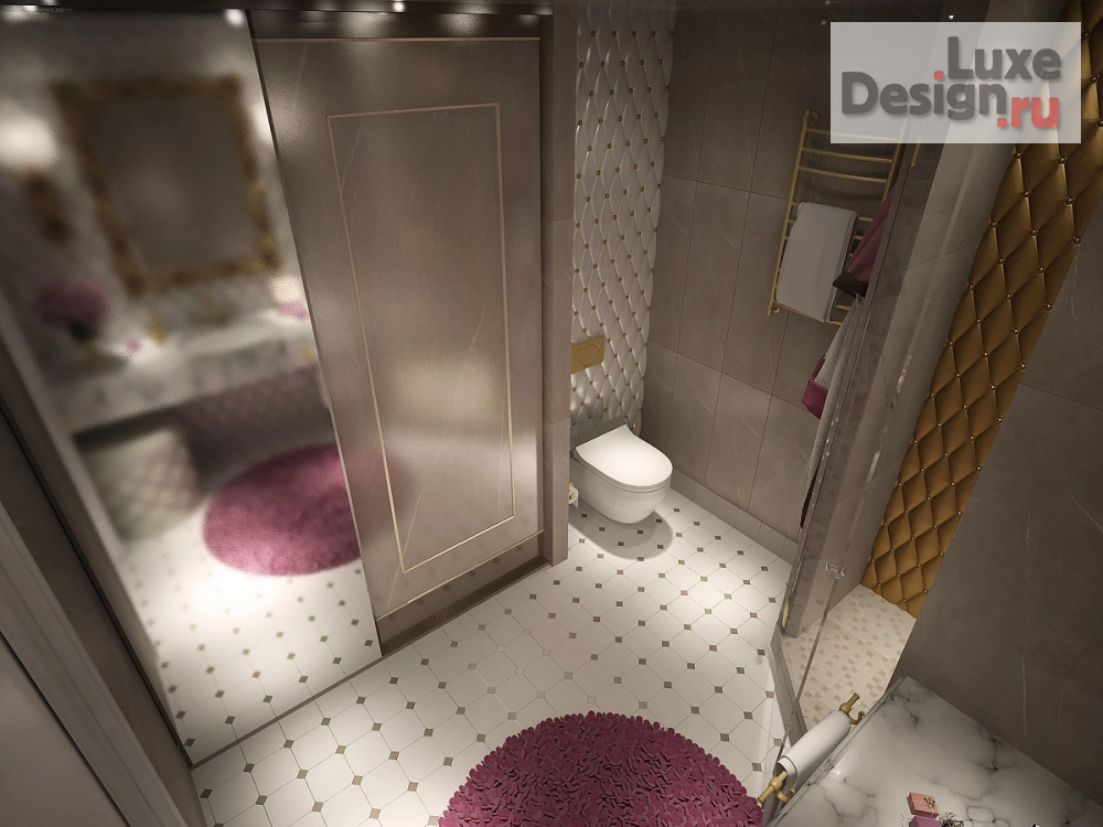 Дизайн интерьера трехкомнатной квартиры "Проект интерьера квартиры в  классическом стиле" (фото 7)