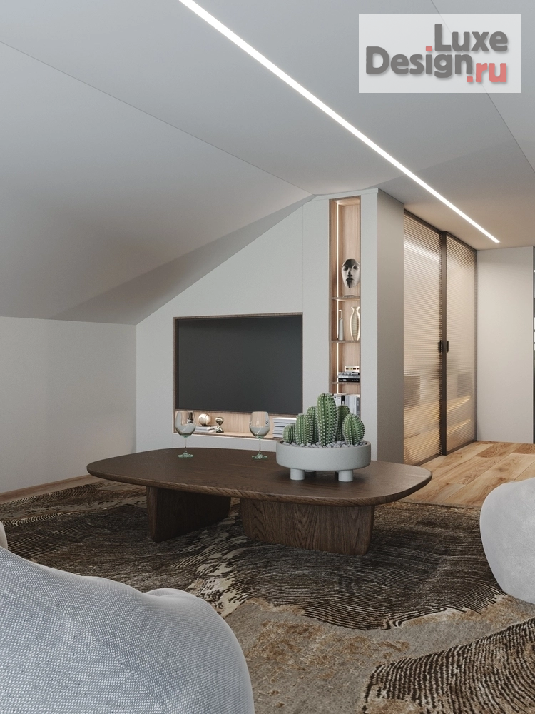 Дизайн интерьера коттеджа "Дизайн-проект коттеджа в поселке Соловей ключ" (фото 10)