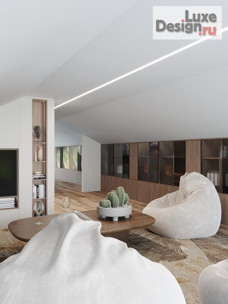 Дизайн интерьера коттеджа "Дизайн-проект коттеджа в поселке Соловей ключ" (фото 11)