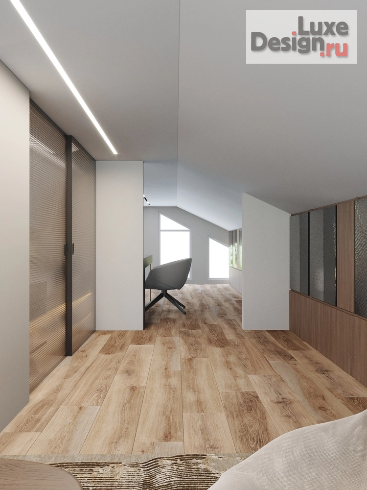 Дизайн интерьера коттеджа "Дизайн-проект коттеджа в поселке Соловей ключ" (фото 12)