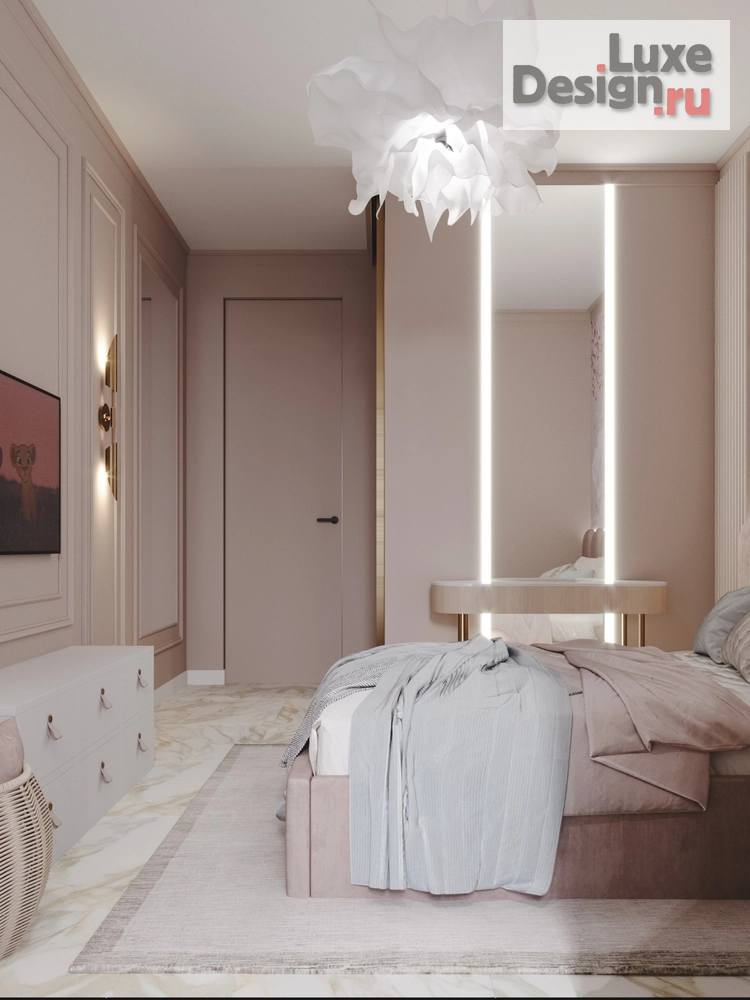 Дизайн интерьера трехкомнатной квартиры "Дизайн-проект в ЖК Аквамарин" (фото 22)