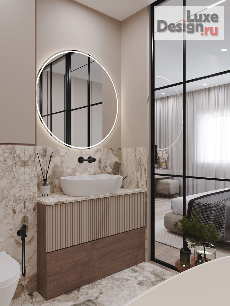 Дизайн интерьера коттеджа "Дизайн-проект коттеджа в поселке Соловей ключ" (фото 16)