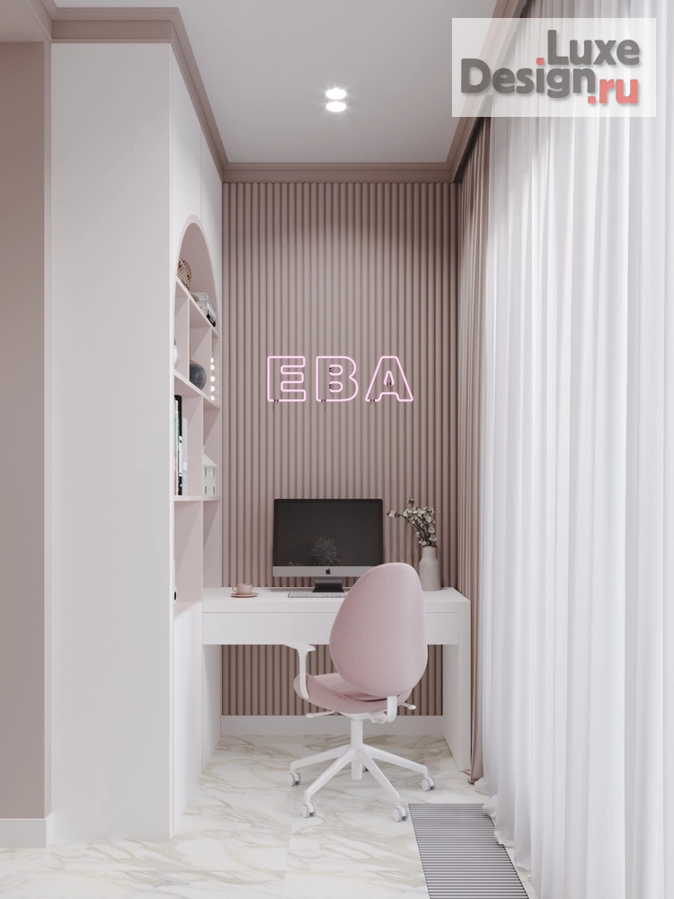 Дизайн интерьера трехкомнатной квартиры "Дизайн-проект в ЖК Аквамарин" (фото 27)