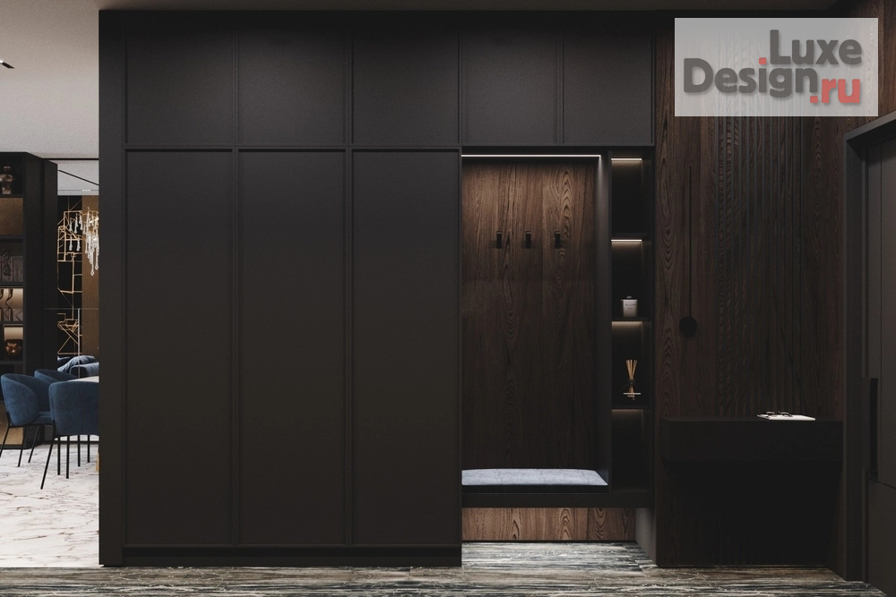 Дизайн интерьера трехкомнатной квартиры "Дизайн-проект в ЖК Аквамарин" (фото 9)