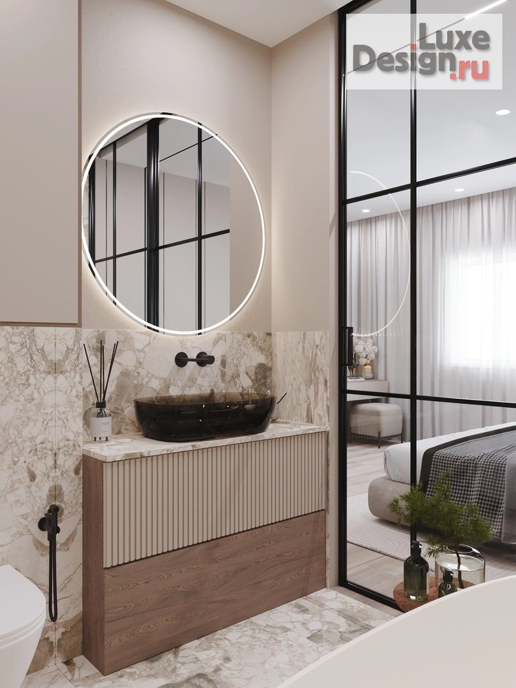 Дизайн интерьера коттеджа "Дизайн-проект коттеджа в поселке Соловей ключ" (фото 24)