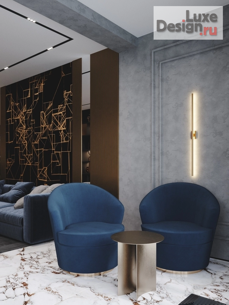 Дизайн интерьера трехкомнатной квартиры "Дизайн-проект в ЖК Аквамарин" (фото 7)