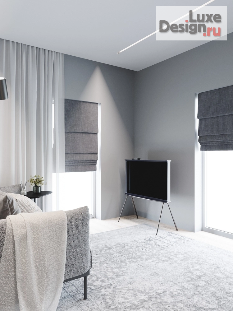 Дизайн интерьера коттеджа "Дизайн-проект коттеджа в поселке Соловей ключ" (фото 33)