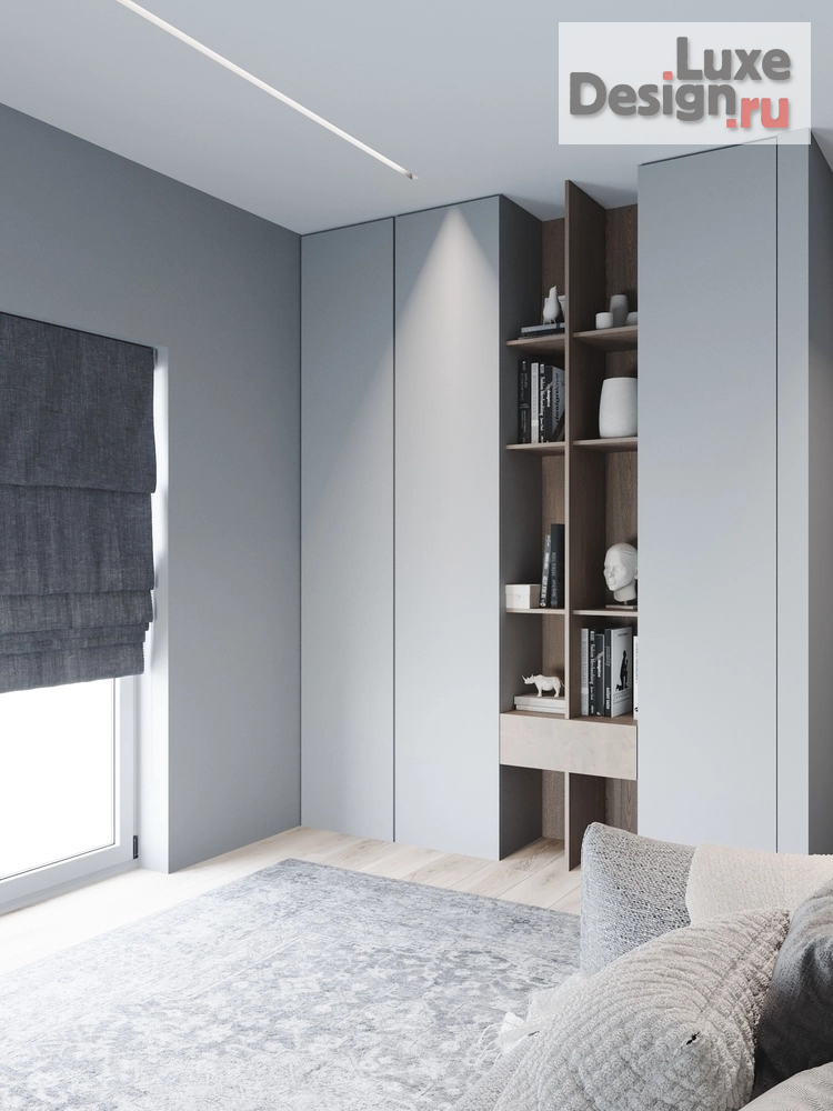 Дизайн интерьера коттеджа "Дизайн-проект коттеджа в поселке Соловей ключ" (фото 35)