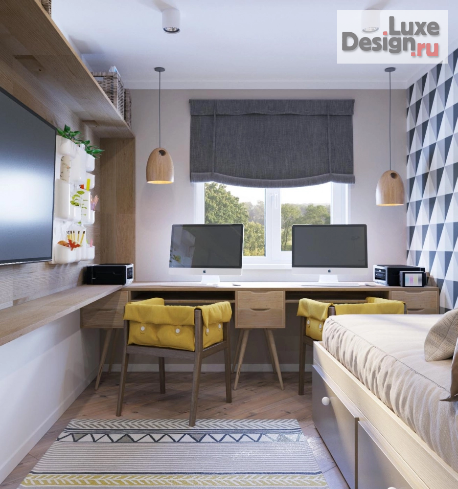 Дизайн интерьера комнаты "Проект интерьера детской" (фото 2)