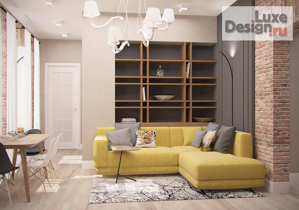 Дизайн интерьера четырехкомнатной квартиры "Проект 2-х уровневой квартиры" (фото 3)