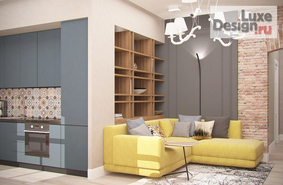 Дизайн интерьера четырехкомнатной квартиры "Проект 2-х уровневой квартиры" (фото 4)