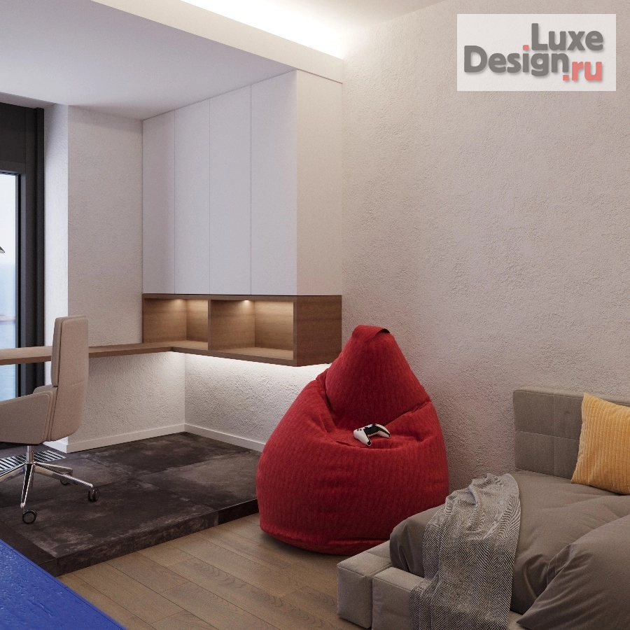 Дизайн интерьера трехкомнатной квартиры "Квартира с матрешкой." (фото 19) от дизайнера Мазрова Алевтина Дизайн интерьера трехкомнатной квартиры "Квартира с матрешкой." (фото 19)