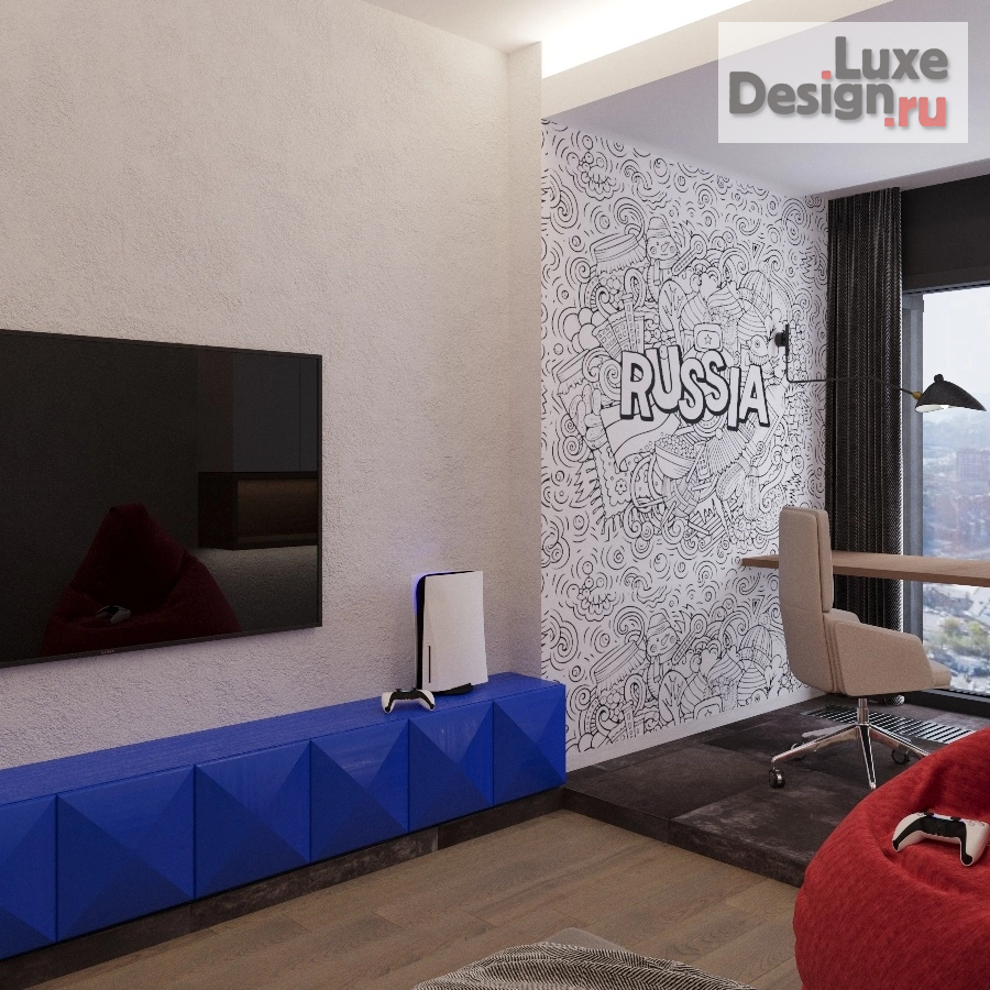 Дизайн интерьера трехкомнатной квартиры "Квартира с матрешкой." (фото 21) от дизайнера Мазрова Алевтина Дизайн интерьера трехкомнатной квартиры "Квартира с матрешкой." (фото 21)