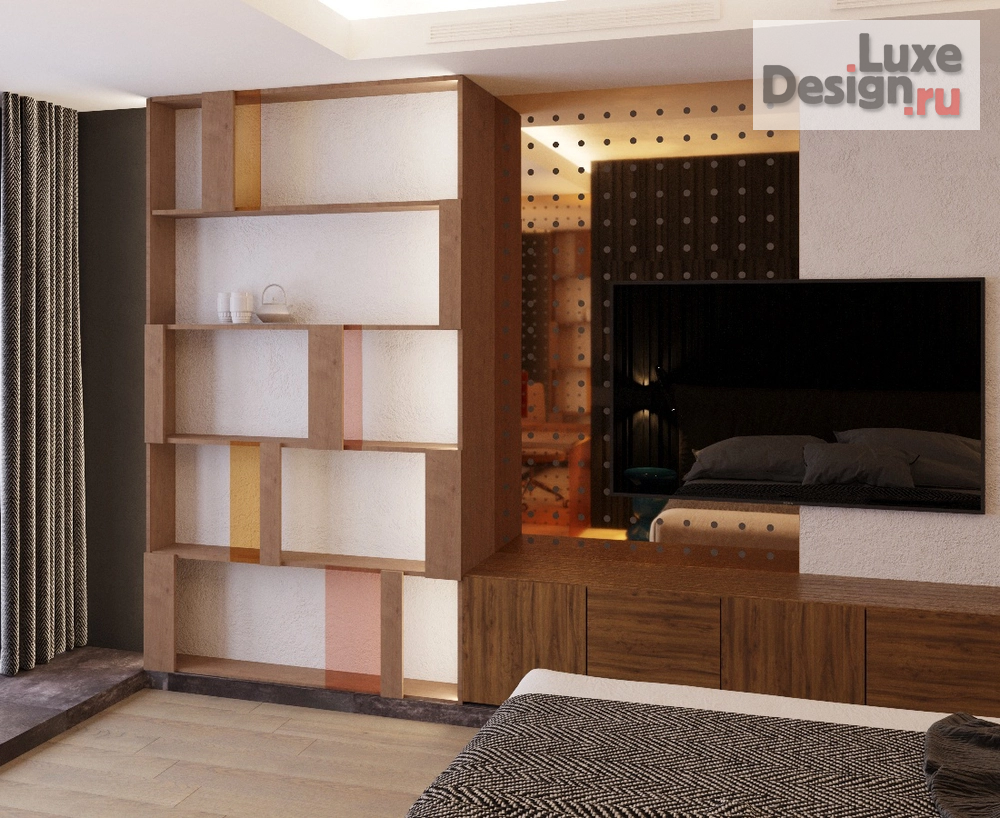 Дизайн интерьера трехкомнатной квартиры "Квартира с матрешкой." (фото 11) от дизайнера Мазрова Алевтина Дизайн интерьера трехкомнатной квартиры "Квартира с матрешкой." (фото 11)