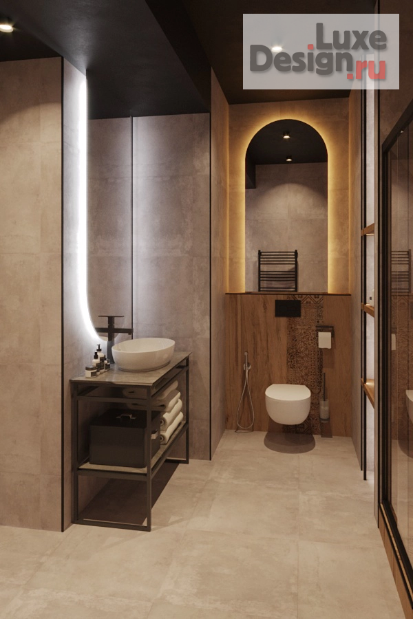 Дизайн интерьера трехкомнатной квартиры "Квартира с матрешкой." (фото 22) от дизайнера Мазрова Алевтина Дизайн интерьера трехкомнатной квартиры "Квартира с матрешкой." (фото 22)