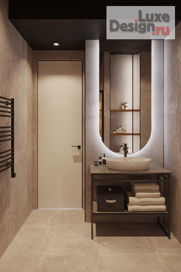 Дизайн интерьера трехкомнатной квартиры "Квартира с матрешкой." (фото 23) от дизайнера Мазрова Алевтина Дизайн интерьера трехкомнатной квартиры "Квартира с матрешкой." (фото 23)