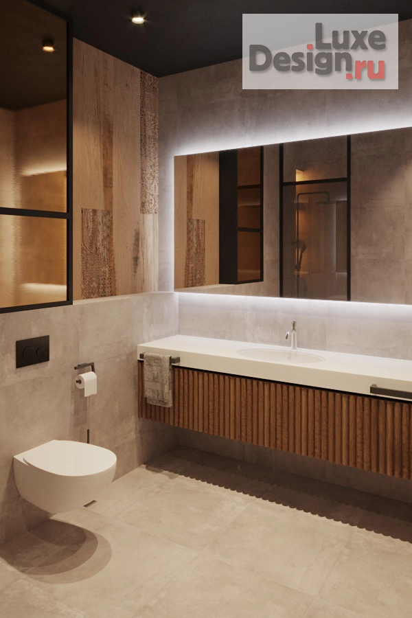 Дизайн интерьера трехкомнатной квартиры "Квартира с матрешкой." (фото 27) от дизайнера Мазрова Алевтина Дизайн интерьера трехкомнатной квартиры "Квартира с матрешкой." (фото 27)